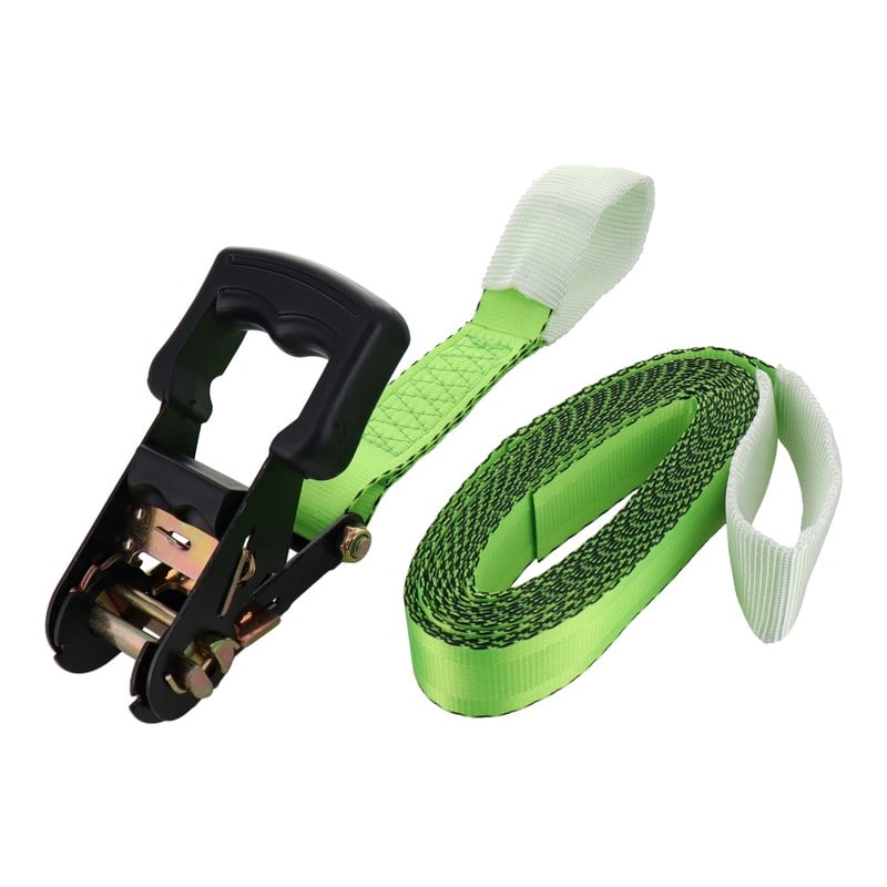 三共コーポレーション 4348351 ラチェット式荷締ベルトループ付シボリ5m×32mm #823519 1個(ご注文単位1個)【直送品】