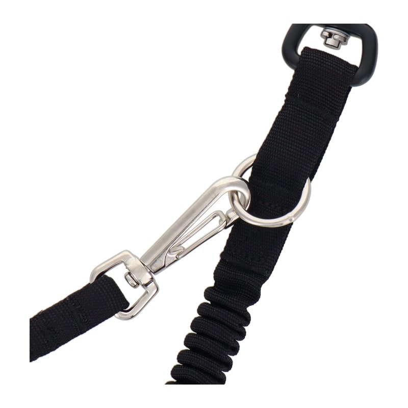 三共コーポレーション 4352824 布製安全コード Wロック×フック ブラック DT-ST-13BK 1個（ご注文単位1個）【直送品】