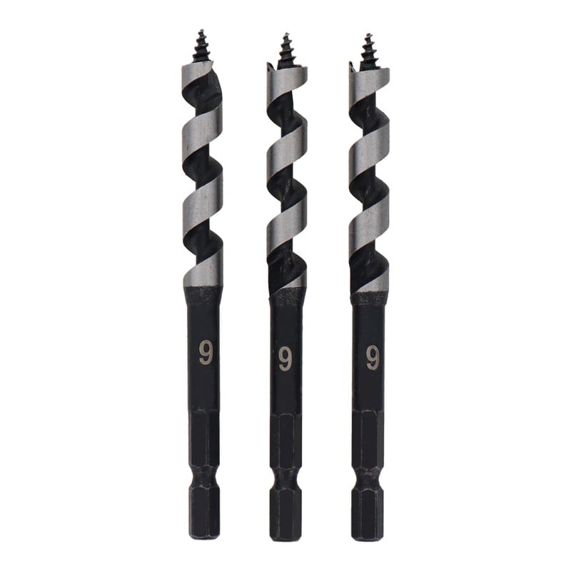 三共コーポレーション 434426 3本組木工用ドリル刃セット6mm/8mm/10mm #819544 1個(ご注文単位1個)【直送品】