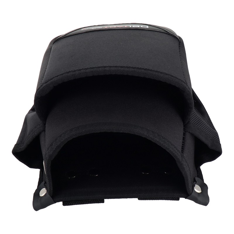 三共コーポレーション 4340040 2段腰袋 ブラック #581807 1個(ご注文単位1個)【直送品】