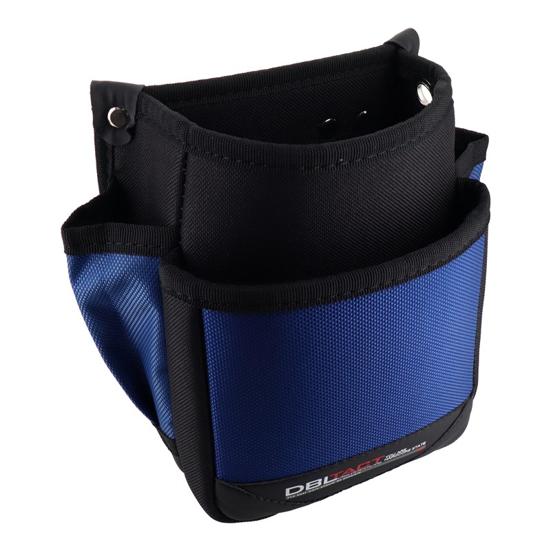 三共コーポレーション 4340041 2段腰袋 ブルー #581808 1個（ご注文単位1個）【直送品】