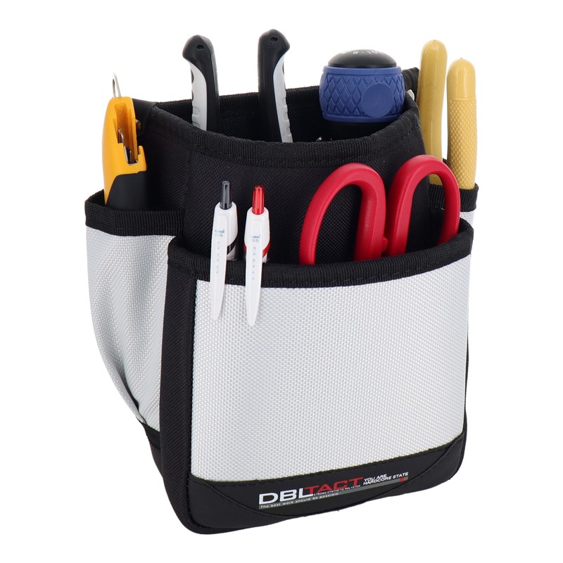 三共コーポレーション 4342238 2段腰袋 ホワイト #581898 1個(ご注文単位1個)【直送品】