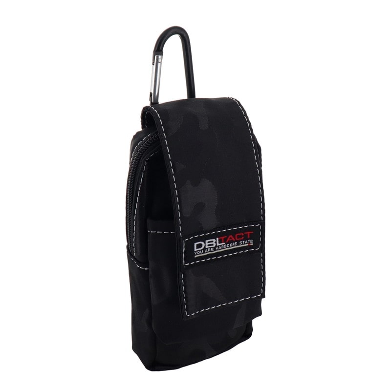 三共コーポレーション 4348968 マルチ収納ポーチ ブラック迷彩 DT-IQ-BK 1個(ご注文単位1個)【直送品】