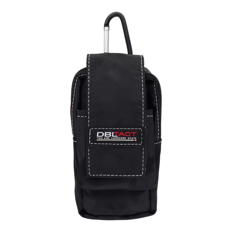 三共コーポレーション 4348968 マルチ収納ポーチ ブラック迷彩 DT-IQ-BK 1個(ご注文単位1個)【直送品】