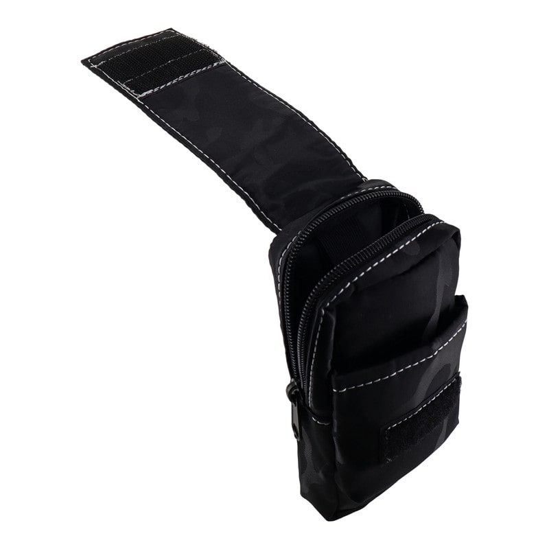 三共コーポレーション 4348968 マルチ収納ポーチ ブラック迷彩 DT-IQ-BK 1個(ご注文単位1個)【直送品】