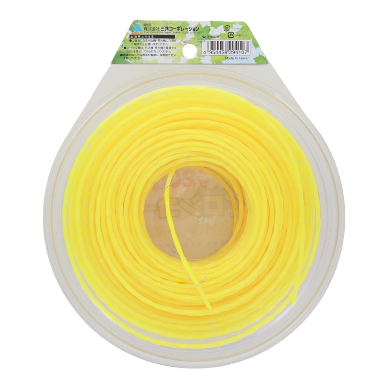 三共コーポレーション 4344466 ナイロンコード スクリュー型2.7mm 30m #316020 1個(ご注文単位1個)【直送品】