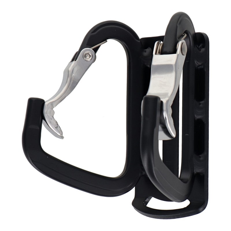 三共コーポレーション 4353361 アルミツールフック湾曲ゲート×爪付きダブルMBK DT-ABSW-B 1個（ご注文単位1個）【直送品】