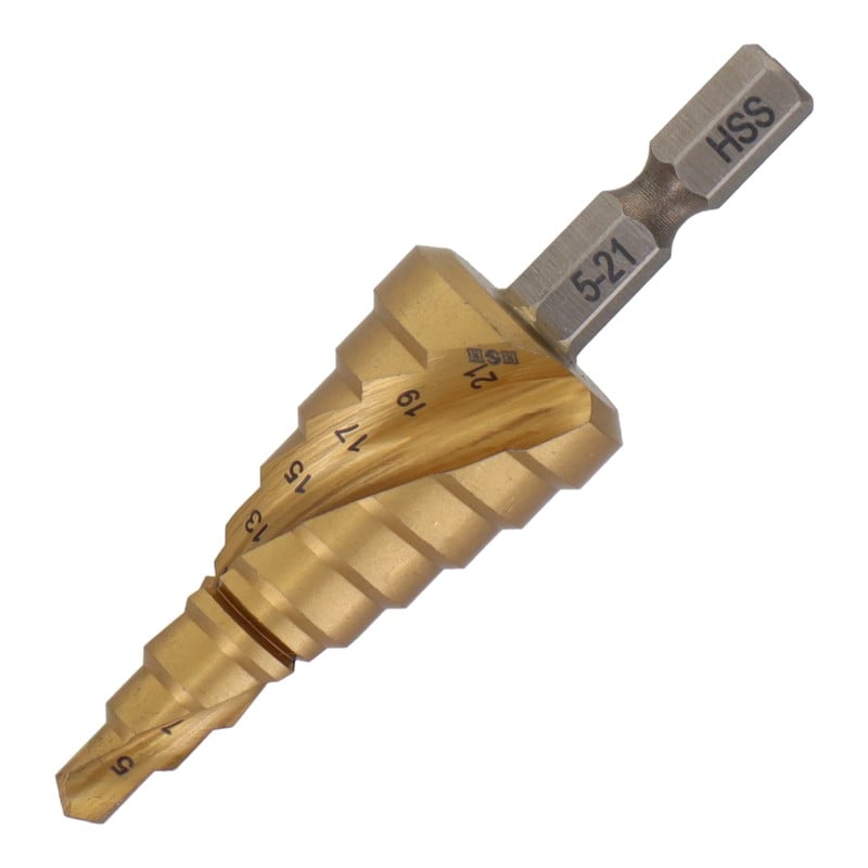 三共コーポレーション 434228 ステップドリルハイス 鋼材9段 5-21mm #315329 1個（ご注文単位1個）【直送品】