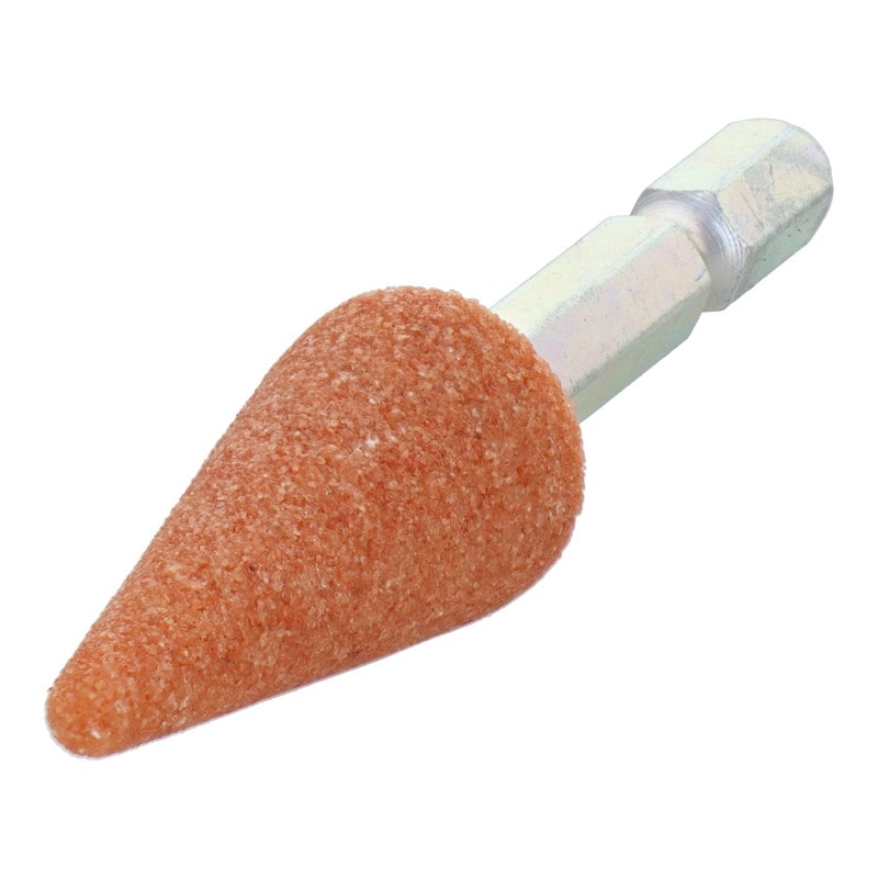 三共コーポレーション 4352001 WA6-45 六角軸軸付砥石 傘型 #60 #010449 1個（ご注文単位1個）【直送品】