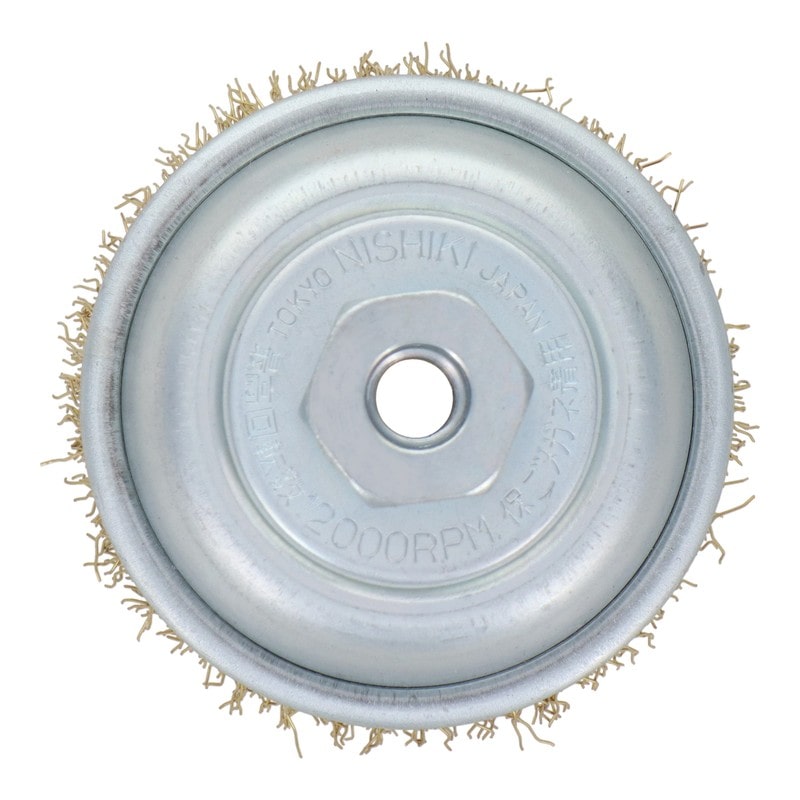 三共コーポレーション 4353500 カップブラシ 真鍮線 75mm KCB-75B#436102 1個(ご注文単位1個)【直送品】