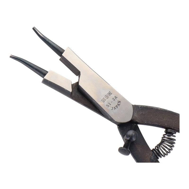 三共コーポレーション 4343409 スナップリングプライヤー 軸用直爪 205mm #432313 1個（ご注文単位1個）【直送品】