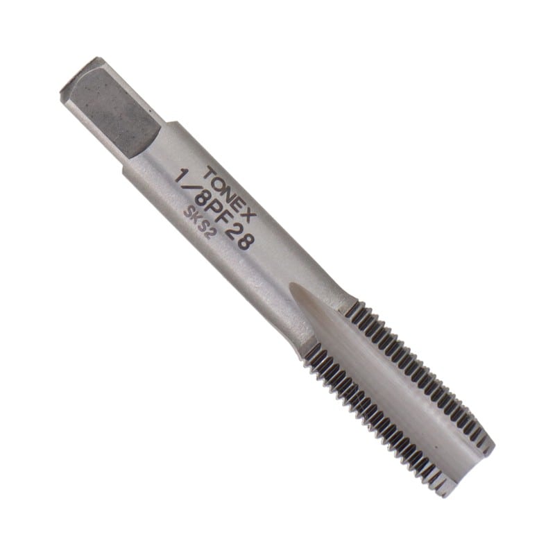 三共コーポレーション 4343860 ねじ切りパイプタップ 呼寸法1/8×ピッチ28mm #110281 1個(ご注文単位1個)【直送品】