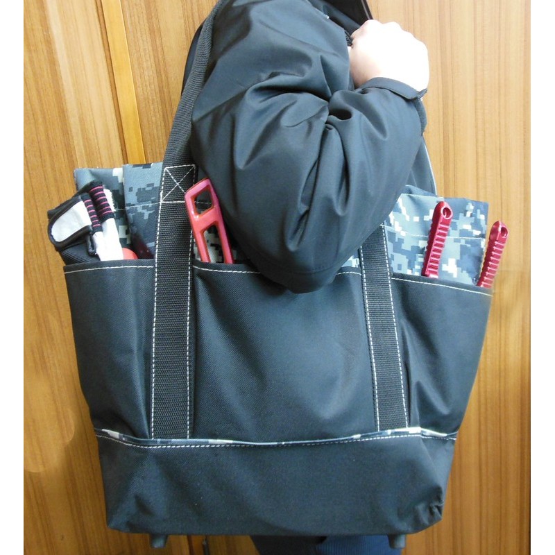 三共コーポレーション 4348821 ワークトートバッグ デジタル迷彩 DT-WB-DC 1個(ご注文単位1個)【直送品】