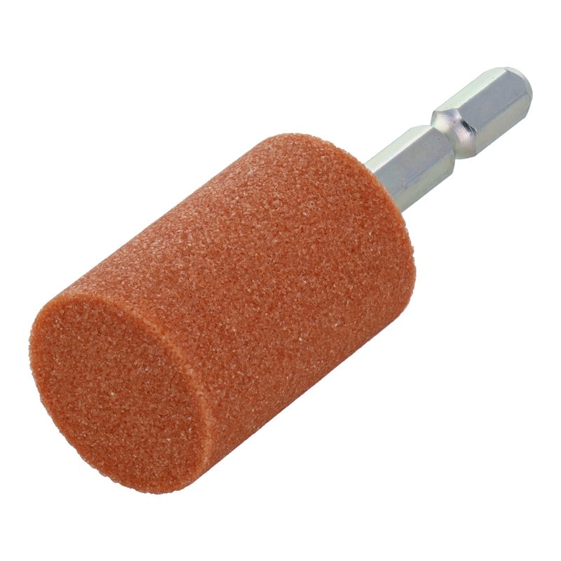 三共コーポレーション 4343069 WA6-23 六角軸軸付砥石 円筒型 #60 #010432 1個（ご注文単位1個）【直送品】