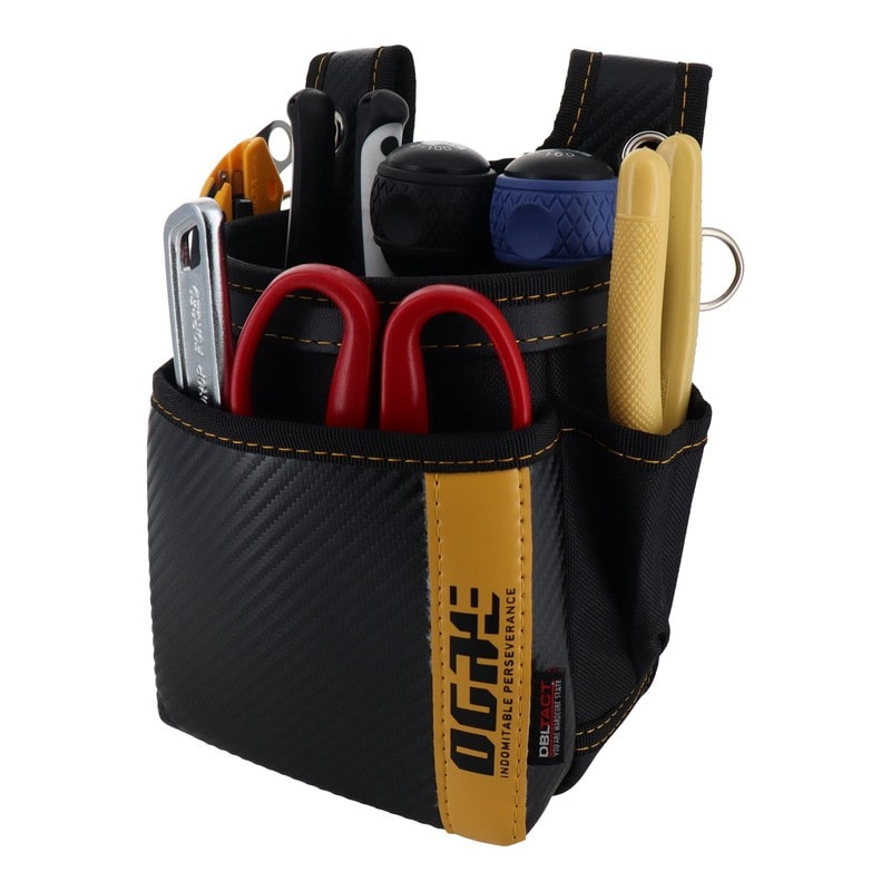 三共コーポレーション 4353389 OGRE 腰袋 小型2段 OG-02S 1個(ご注文単位1個)【直送品】