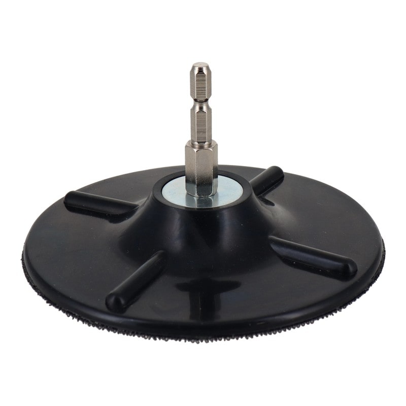 三共コーポレーション 4342099 六角軸マジック付ラバーパット φ125mm #329313 1個（ご注文単位1個）【直送品】