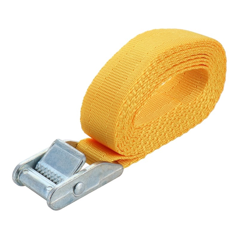 三共コーポレーション 4348354 バックル式荷締カラーベルト イエロー #823522 1個（ご注文単位1個）【直送品】