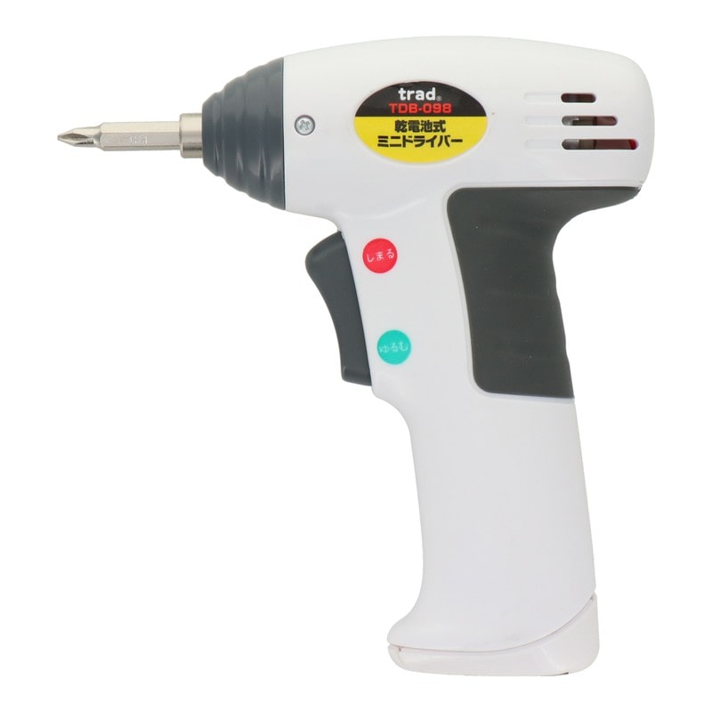 三共コーポレーション 4342462 乾電池式ミニドライバー ホワイト #820766 1個（ご注文単位1個）【直送品】