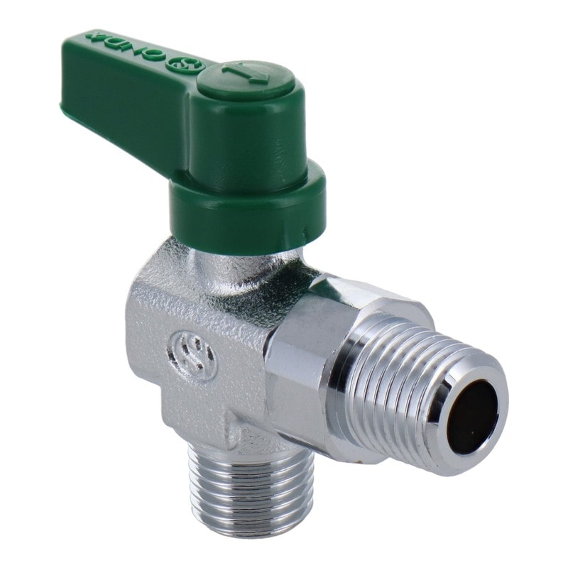 三共コーポレーション 510242 L型ボールコック 両外ネジ R1/4 #181 1個(ご注文単位1個)【直送品】