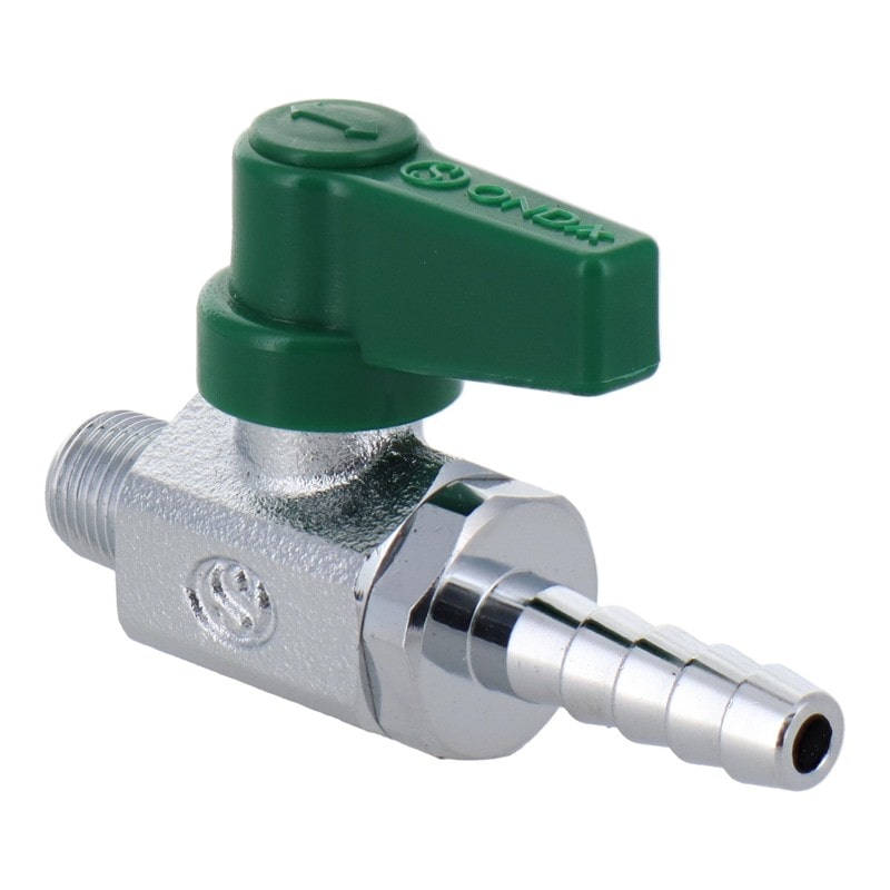 三共コーポレーション 4342775 ボールコック 外ネジ×ホース口 R1/8 #133124 1個(ご注文単位1個)【直送品】