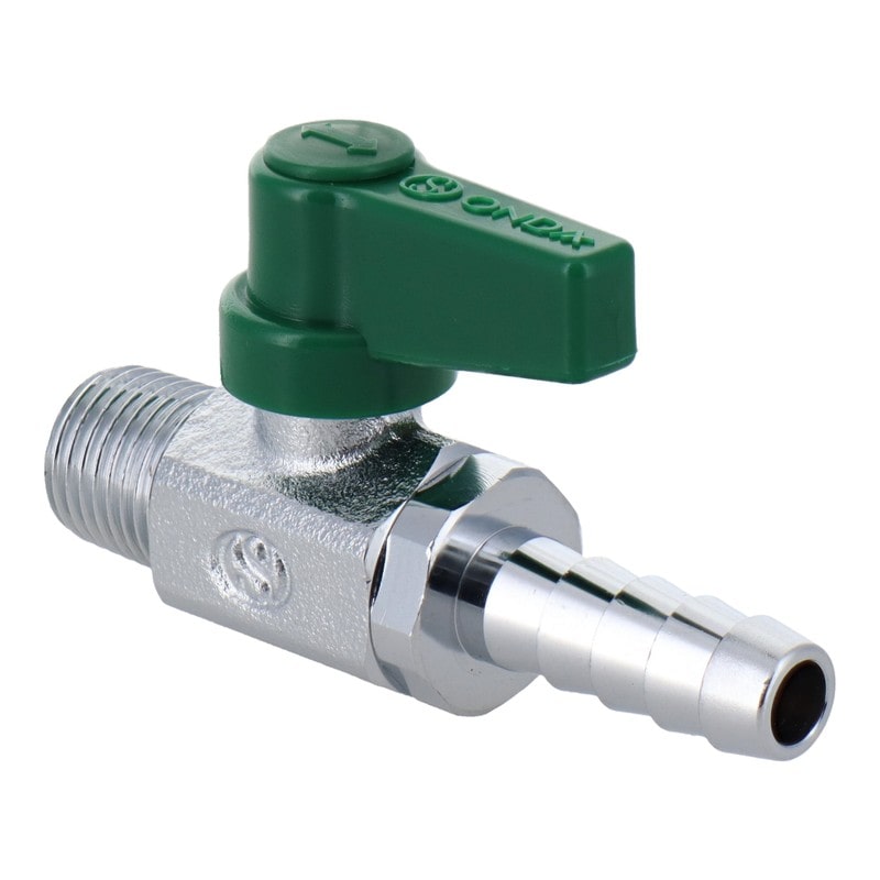 三共コーポレーション 4342776 ボールコック 外ネジ×ホース口 R1/4 #133125 1個(ご注文単位1個)【直送品】