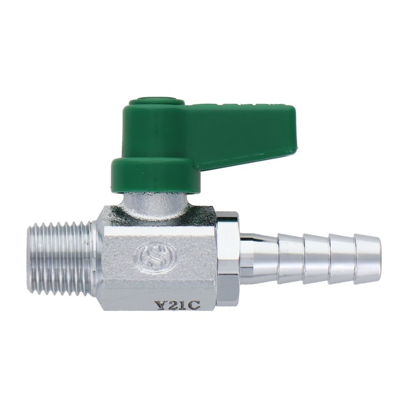 三共コーポレーション 4342776 ボールコック 外ネジ×ホース口 R1/4 #133125 1個(ご注文単位1個)【直送品】