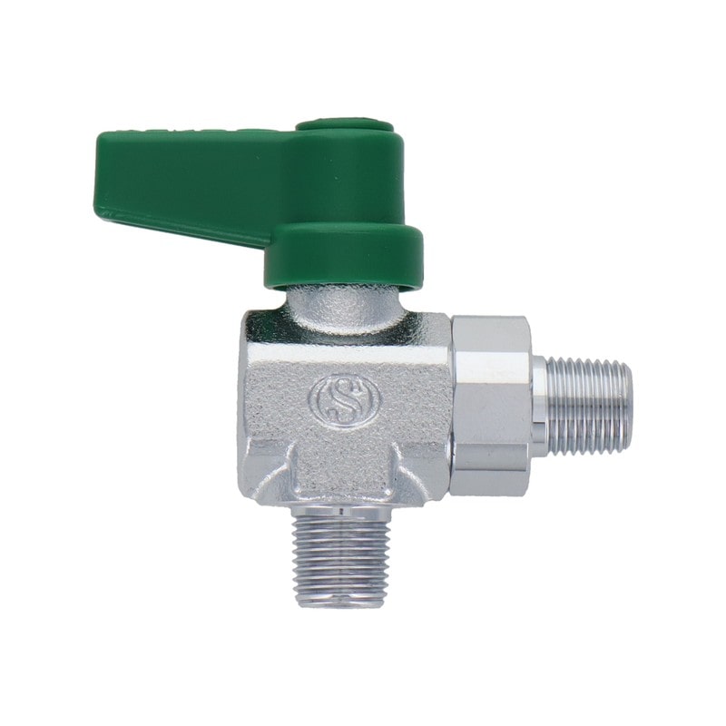 三共コーポレーション 4342778 L型ボールコック 両外ネジ R1/8 #133180 1個（ご注文単位1個）【直送品】