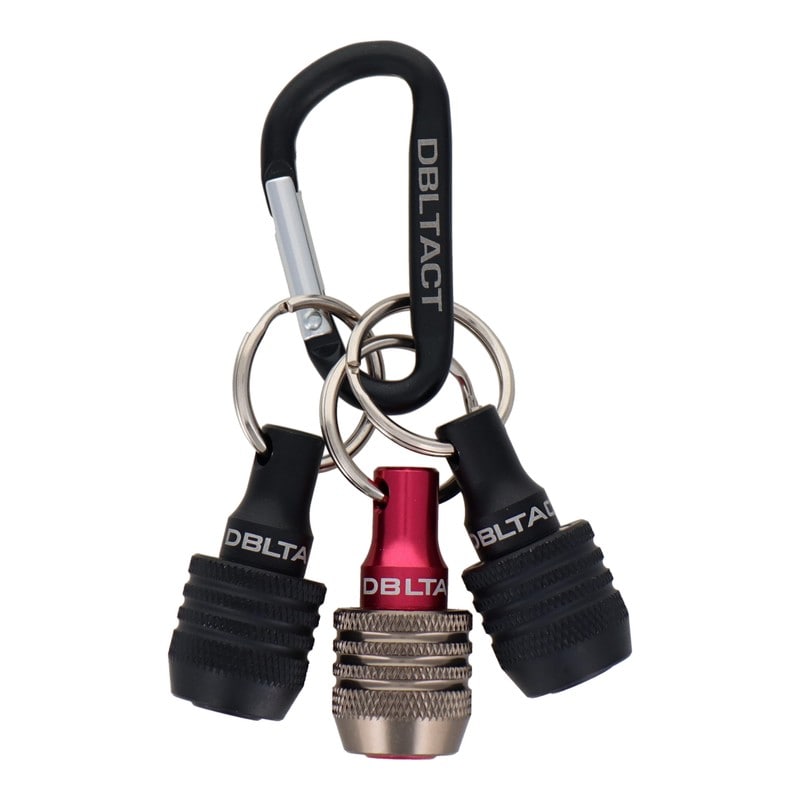 三共コーポレーション 4351895 軽量ビットホルダー3個組 マットブラック・ガンメタ DBH-BG3K 1個（ご注文単位1個）【直送品】