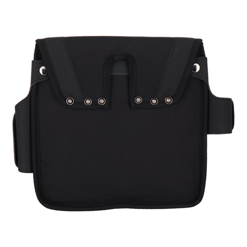 三共コーポレーション 4342211 スエード調 釘袋 2段 ブラック #581783 1個（ご注文単位1個）【直送品】