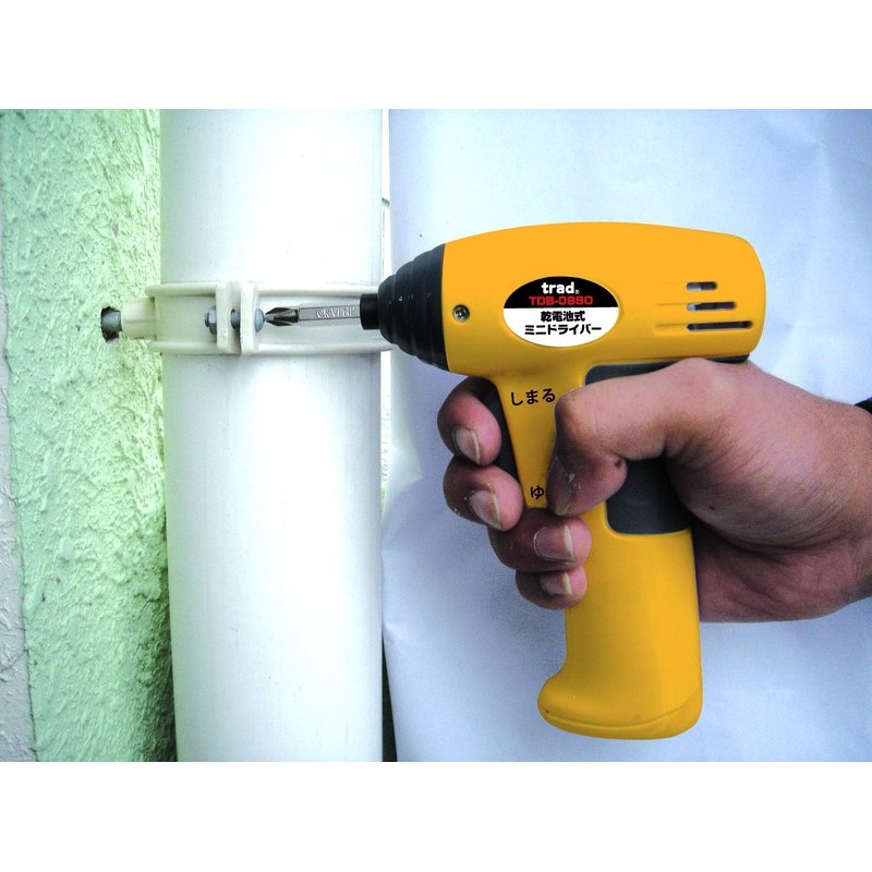 三共コーポレーション 4348594 乾電池式ミニドライバー オレンジ TDB-098O 1個(ご注文単位1個)【直送品】