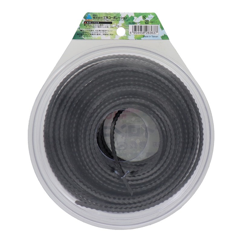 三共コーポレーション 4351972 ナイロンコード四面刃ノコ刃タイプ3.0mm20m #905014 1個(ご注文単位1個)【直送品】