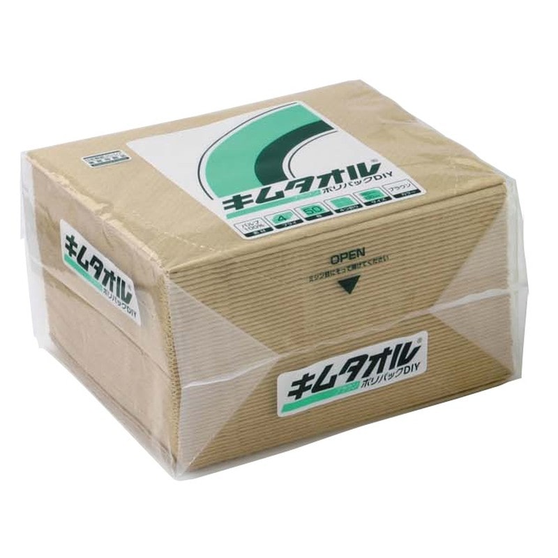 三共コーポレーション 4341849 キムタオルブラウンポリパックDIY #146976 1個（ご注文単位1個）【直送品】