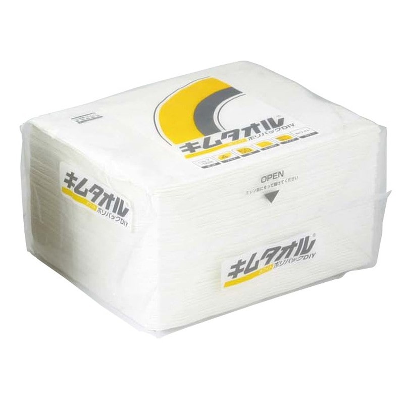 三共コーポレーション 4341850 キムタオルホワイトポリパックDIY #146977 1個（ご注文単位1個）【直送品】