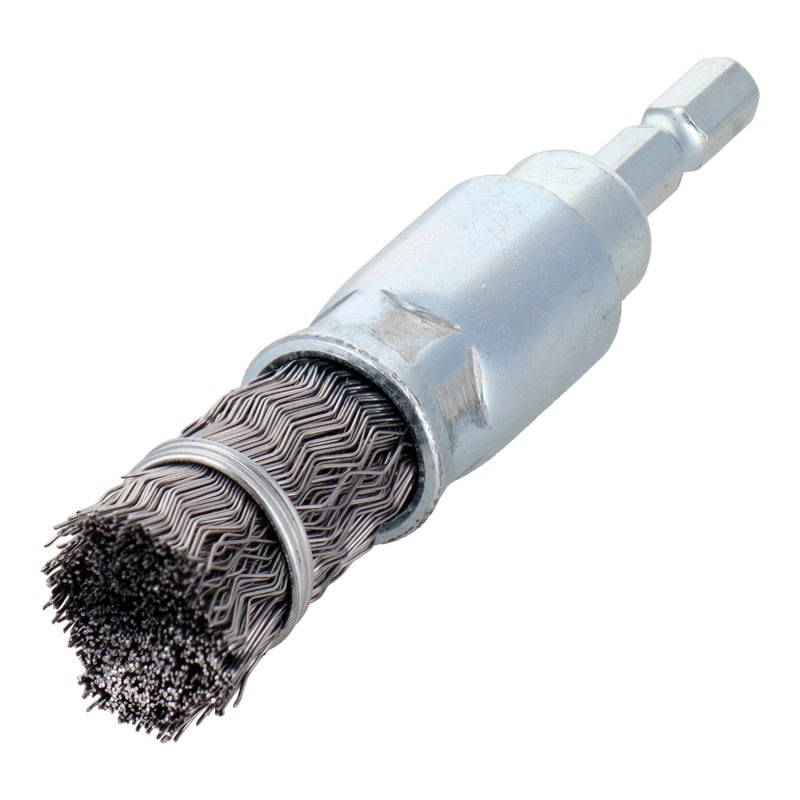 三共コーポレーション 4340478 六角軸筒型ブラシ 鋼線 20mm #337072 1個（ご注文単位1個）【直送品】