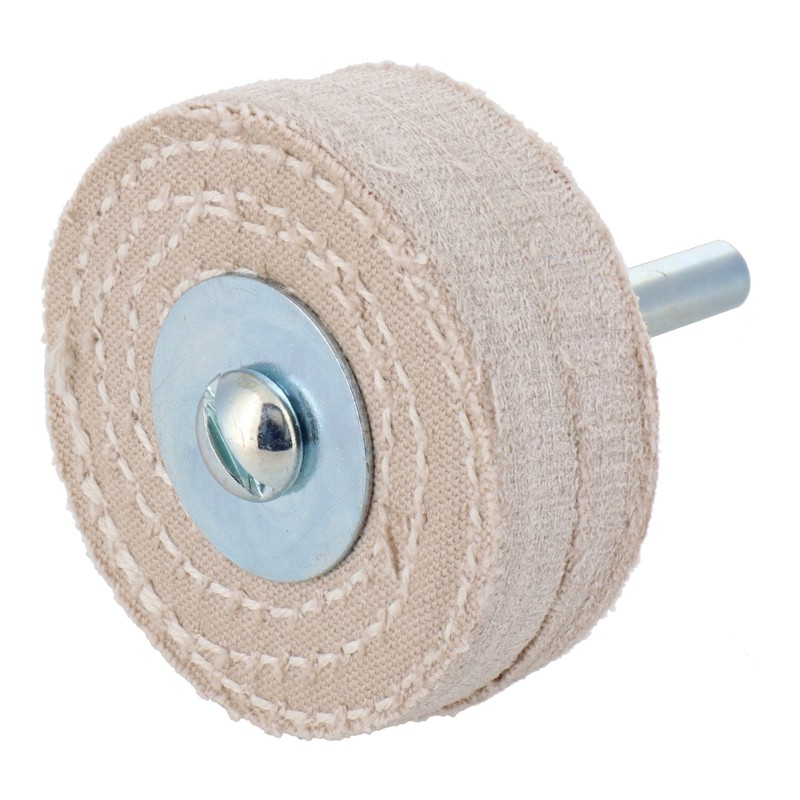 三共コーポレーション 4343147 軸付布バフ丸軸 50mm #010151 1個(ご注文単位1個)【直送品】