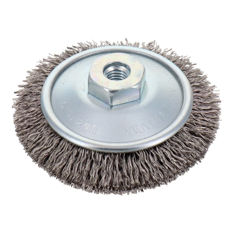 三共コーポレーション 4353506 ベベルブラシ ステンレス線 85mm KBB-85S#436112 1個（ご注文単位1個）【直送品】