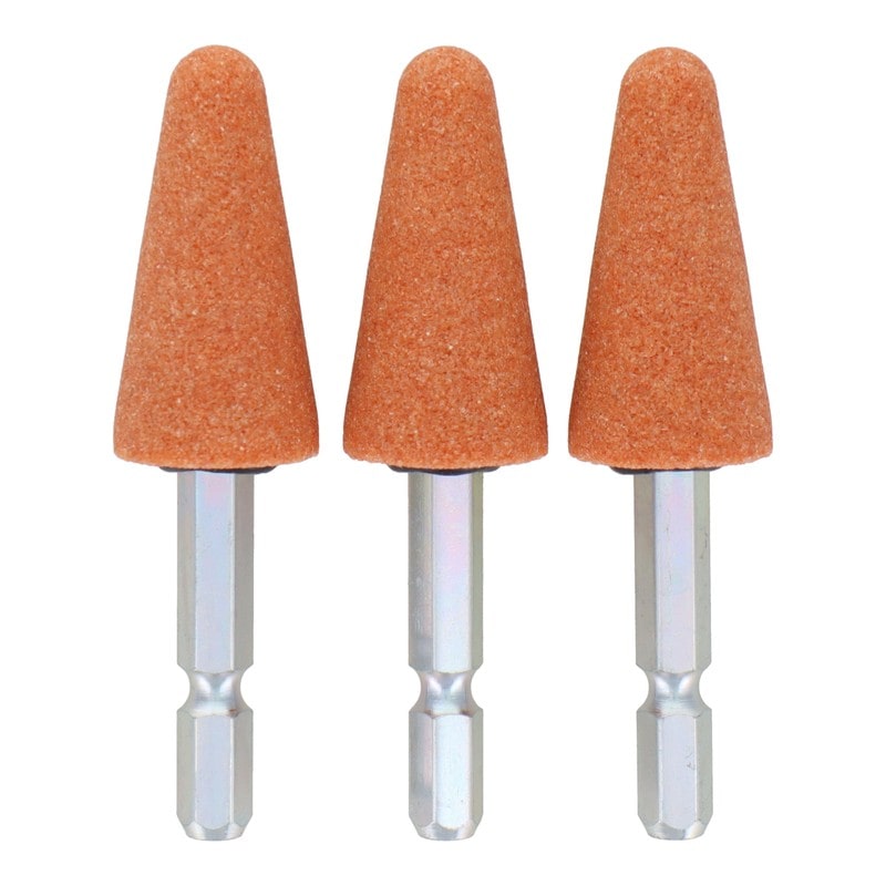 三共コーポレーション 4352808 SET3-WA633 六角軸軸付砥石 傘型 #60 1個（ご注文単位1個）【直送品】