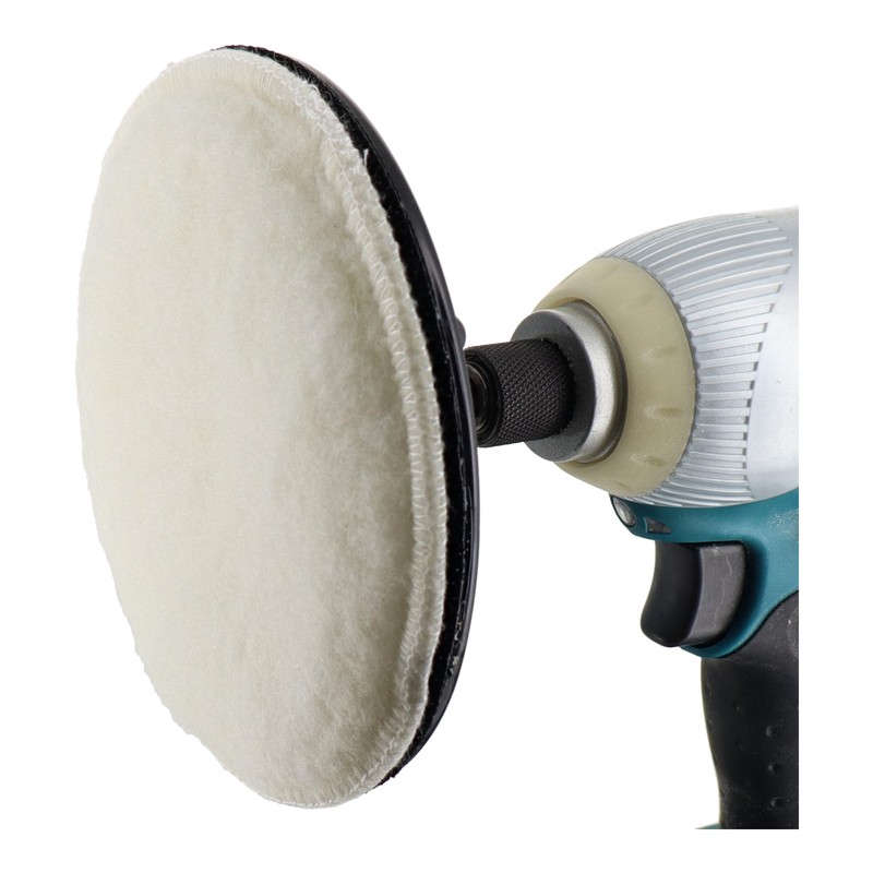 三共コーポレーション 4342100 六角軸マジック付ポリッシャー4点セットφ125mm #329321 1個（ご注文単位1個）【直送品】