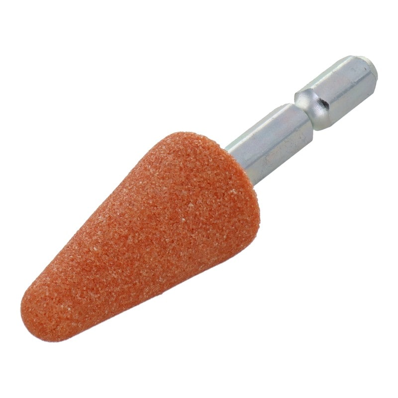 三共コーポレーション 4352811 SET3-WA6AS 六角軸軸付砥石傘・円筒・砲弾 1個（ご注文単位1個）【直送品】