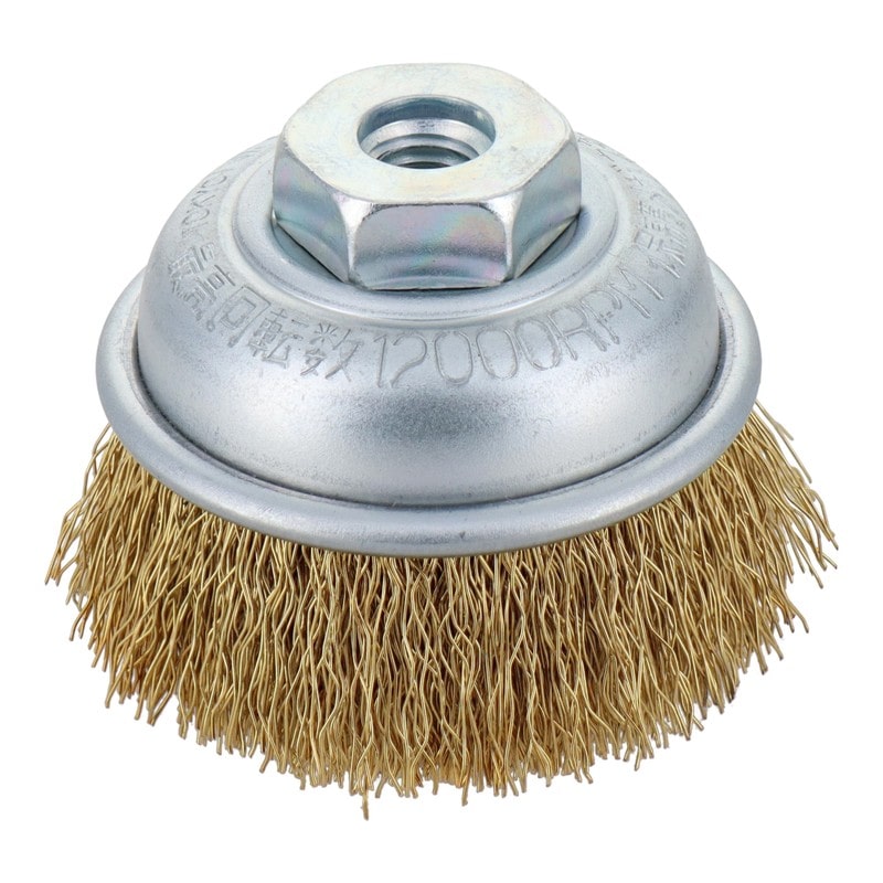 三共コーポレーション 4353498 カップブラシ 真鍮線 65mm KCB-65B#436107 1個（ご注文単位1個）【直送品】