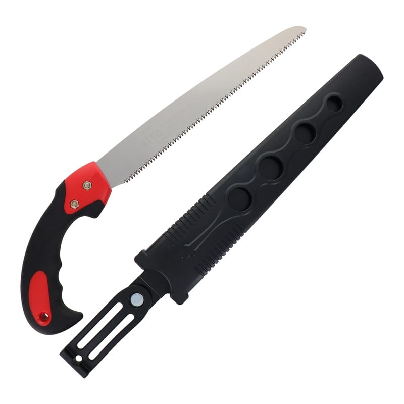 三共コーポレーション 4349048 サヤ付剪定鋸 240mm SSNS-240 1個（ご注文単位1個）【直送品】