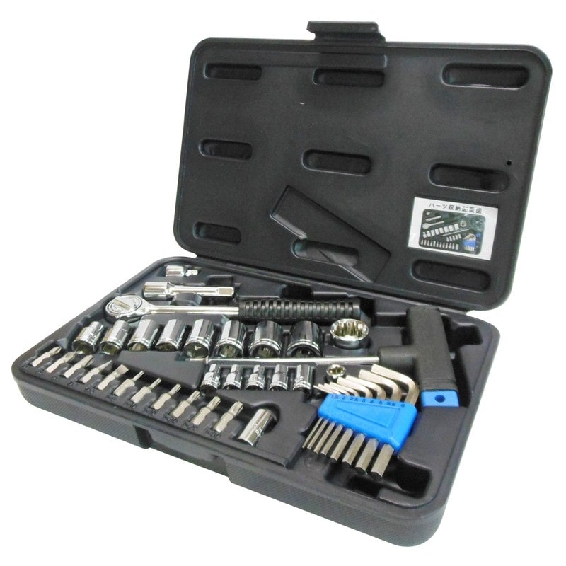 三共コーポレーション 4341168 39pcs.ソケットレンチセット #900520 1個（ご注文単位1個）【直送品】