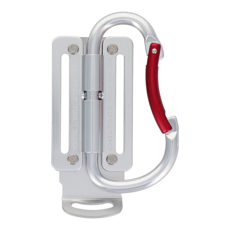 三共コーポレーション 4348525 可動式カラビナ工具差 軽量アルミ シルバー DT-ATM-S 1個(ご注文単位1個)【直送品】