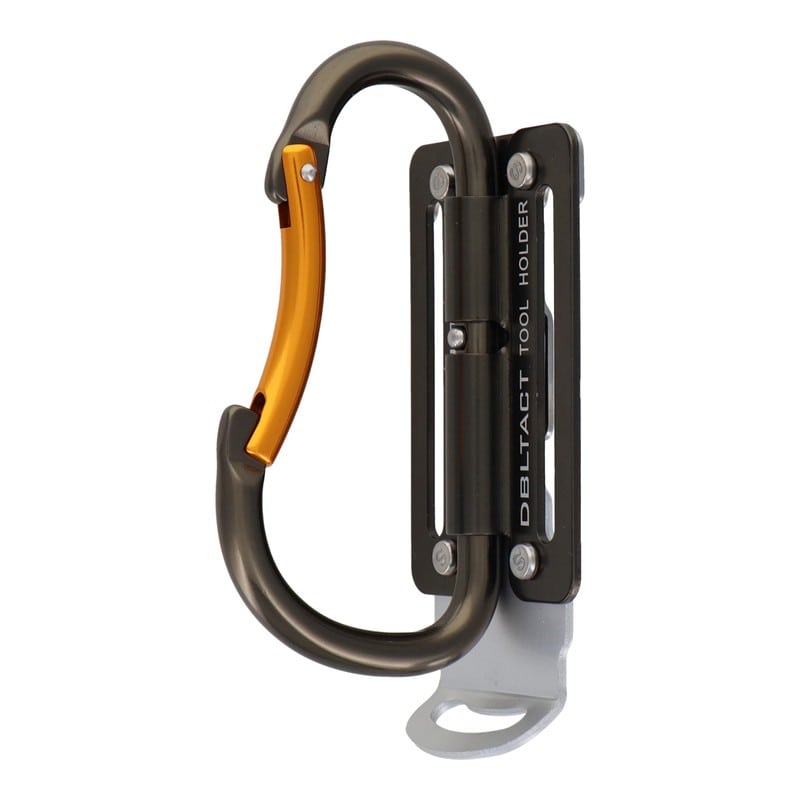 三共コーポレーション 4348526 可動式カラビナ工具差 軽量アルミ ガンメタ DT-ATM-G 1個（ご注文単位1個）【直送品】