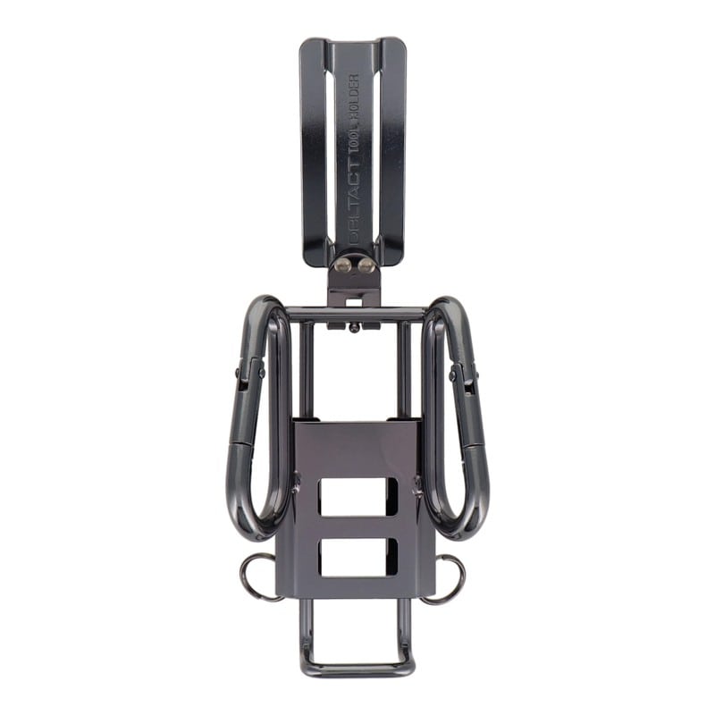 三共コーポレーション 4348983 ミニカッター差し&カラビナ ガンメタ DT-TMC220G 1個（ご注文単位1個）【直送品】