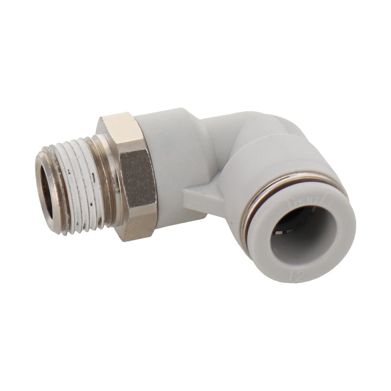 三共コーポレーション 4342733 エルボユニオン R3/8 外径12mmチューブ用 #133544 1個(ご注文単位1個)【直送品】