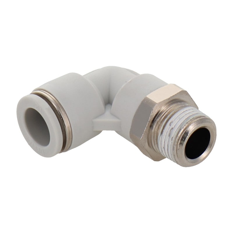 三共コーポレーション 4342733 エルボユニオン R3/8 外径12mmチューブ用 #133544 1個(ご注文単位1個)【直送品】