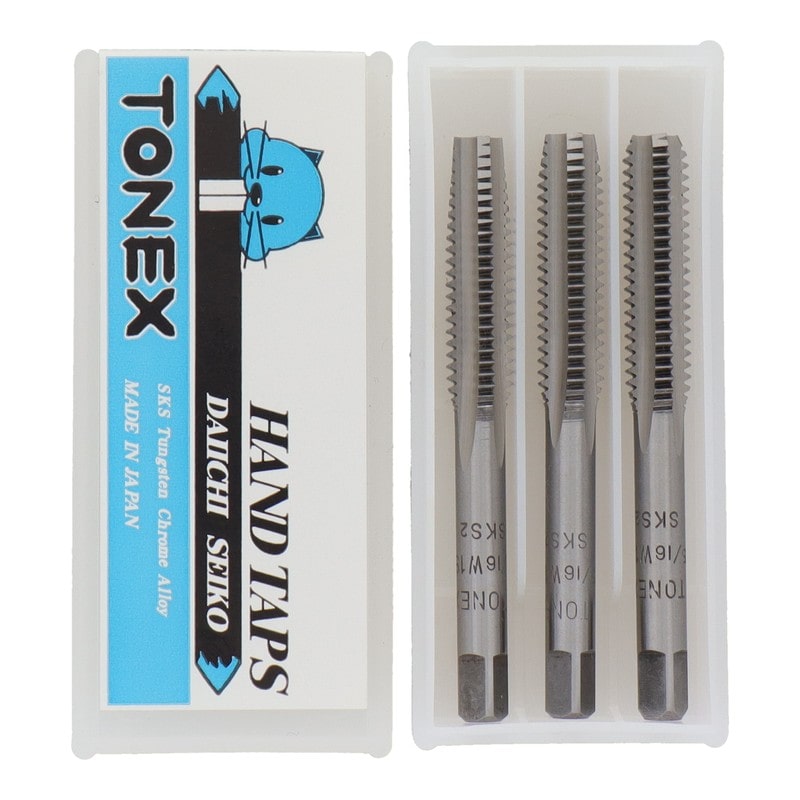 三共コーポレーション 4343842 ハンドタップセット ねじ径 5/16×W18 #110142 1個(ご注文単位1個)【直送品】