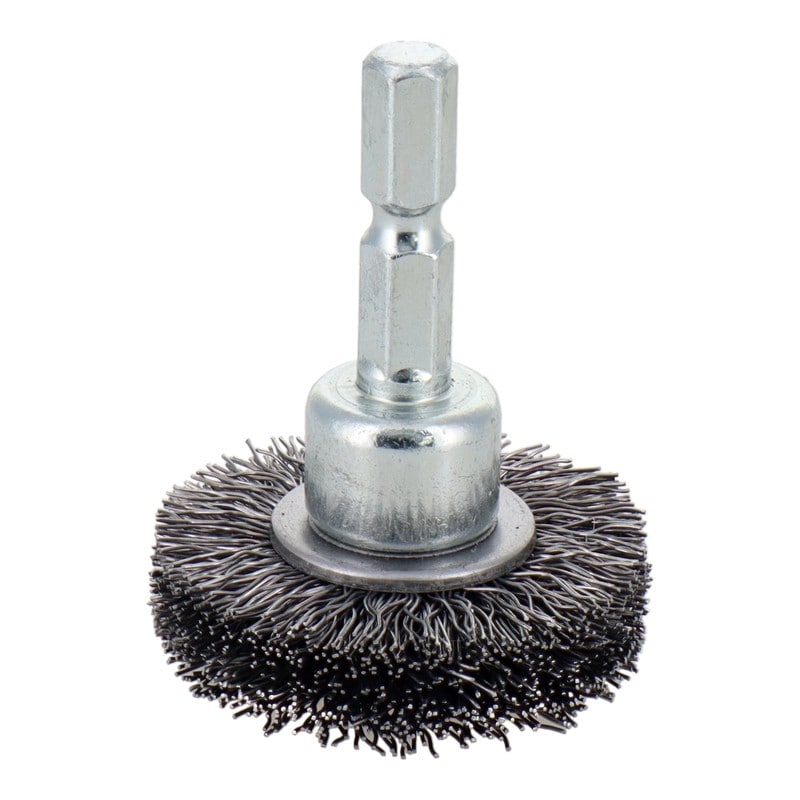 三共コーポレーション 4343051 六角軸ホイールブラシ 鋼線 38mm #337010 1個(ご注文単位1個)【直送品】