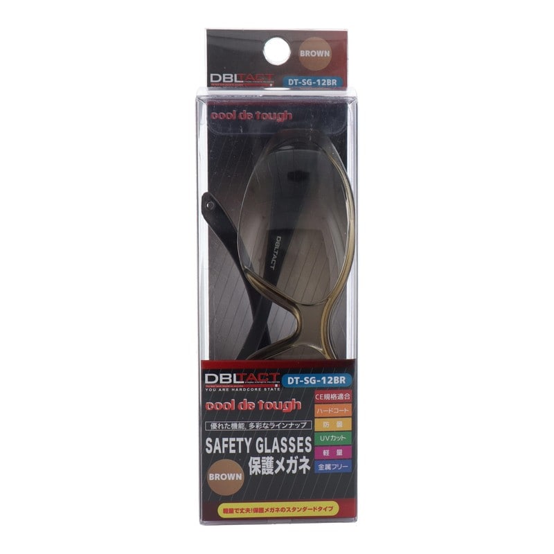 三共コーポレーション 4344509 保護メガネ ブラウン #360109 1個（ご注文単位1個）【直送品】